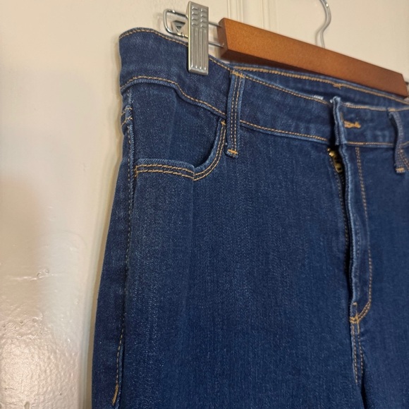 OLD NAVY High Rise Super Skinny Dark Wash Denim Jeans Size 8 - Picture 5 of 11